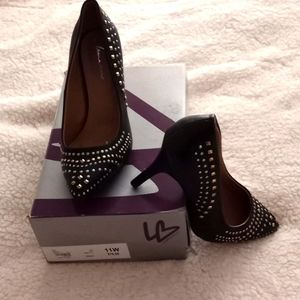 Black,  women's high heeled pumps